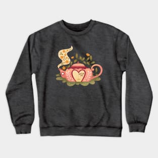 Tea pot house Crewneck Sweatshirt